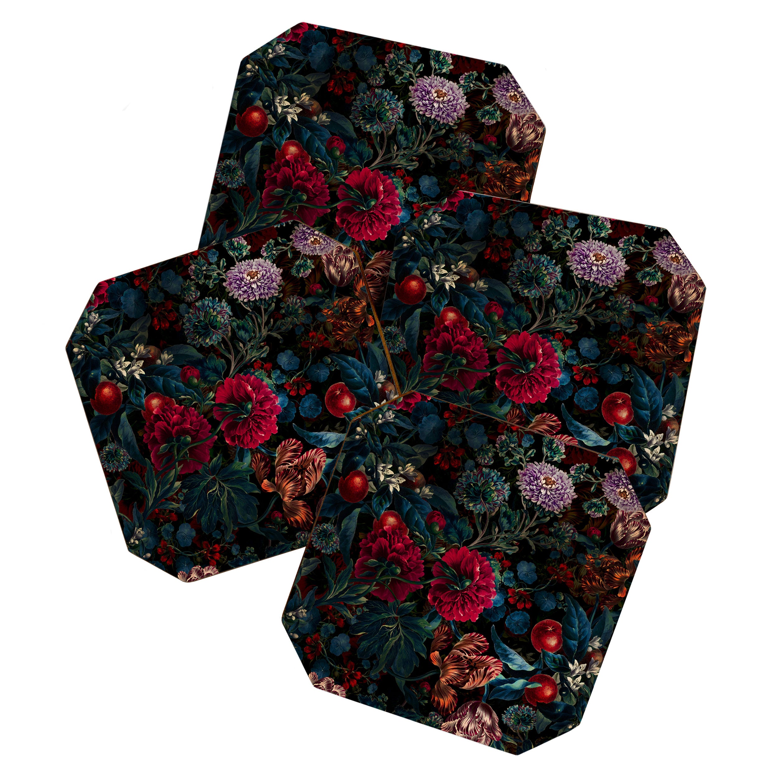 Botanical Night Garden II Coaster Gallery Image 1