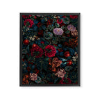 Botanical Night Garden II Framed Canvas Print Gallery Image 6