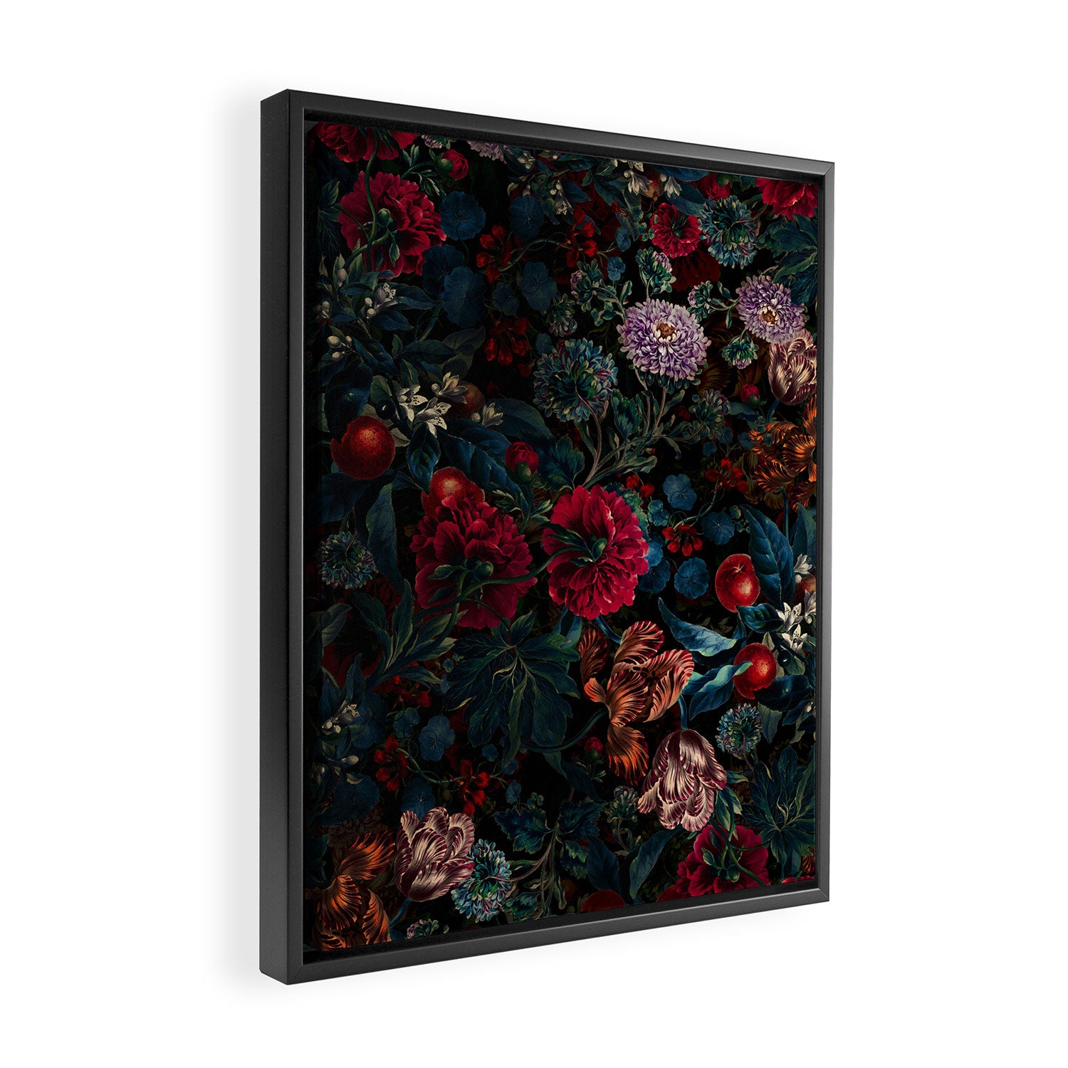 Botanical Night Garden II Framed Canvas Print Gallery Image 2