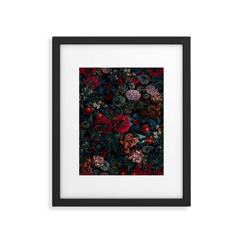 Botanical Night Garden II Framed Art Print Gallery Image 4