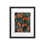Botanical Night Garden Framed Art Print Gallery Image 5