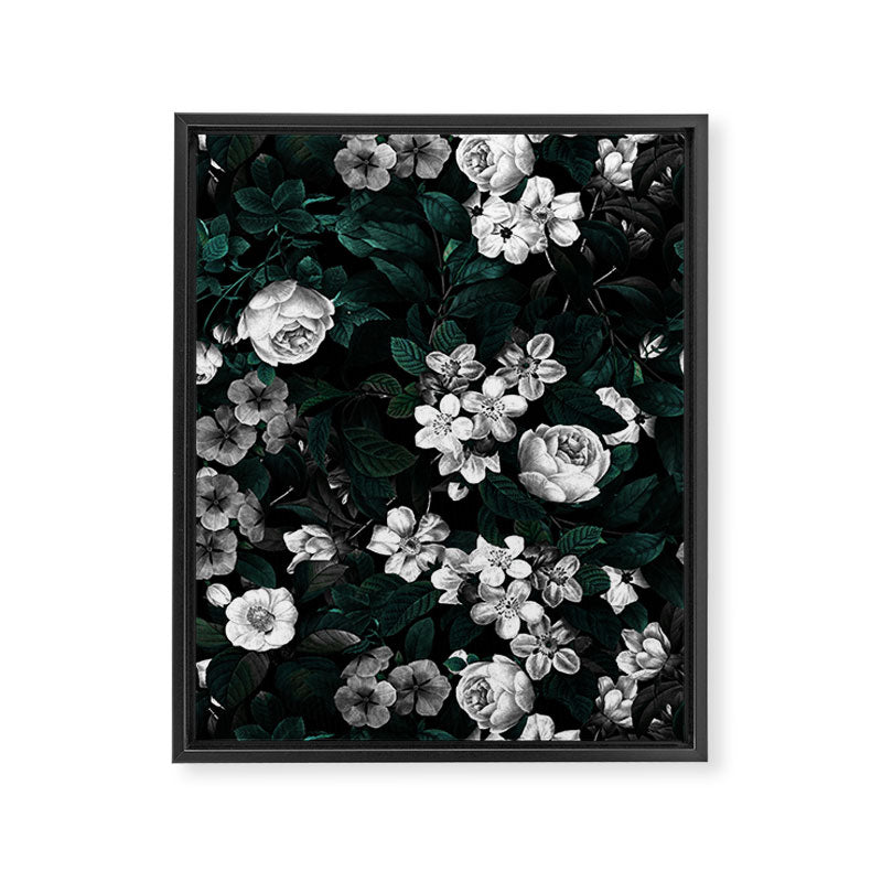 Botanical Night Framed Canvas Print Gallery Image 6