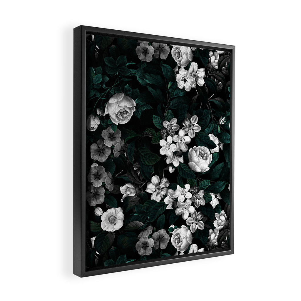 Botanical Night Framed Canvas Print Gallery Image 2