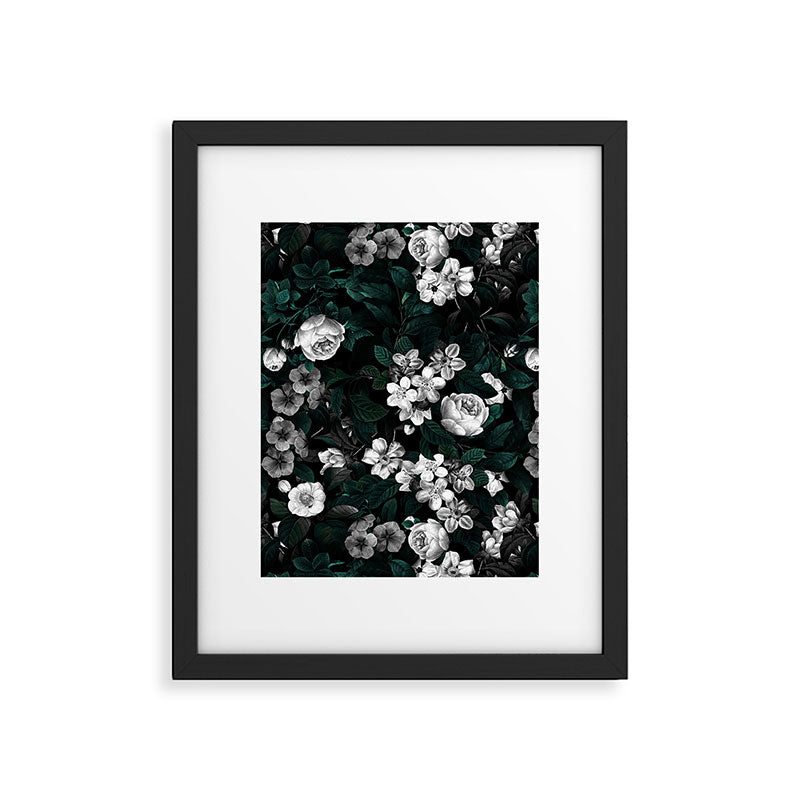 Botanical Night Framed Art Print Gallery Image 5