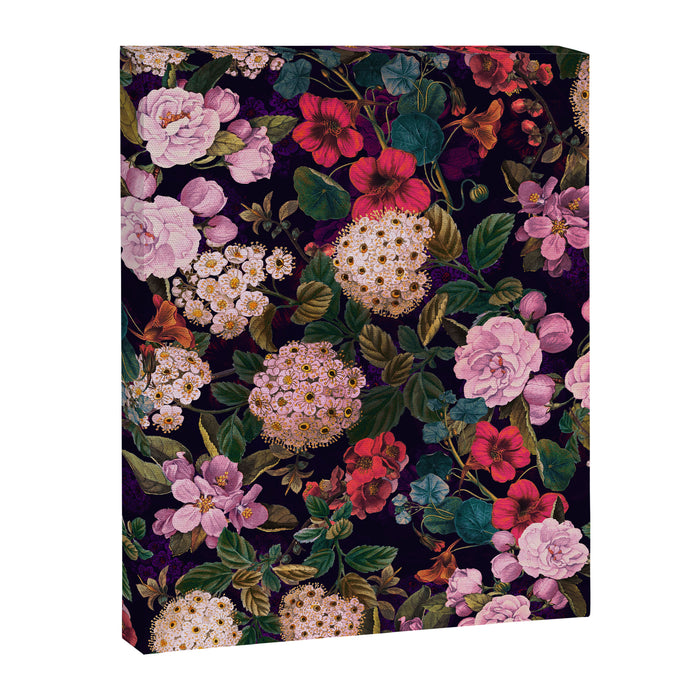 Brightly Glowing Flowers II Canvas Print Gallery Image 1