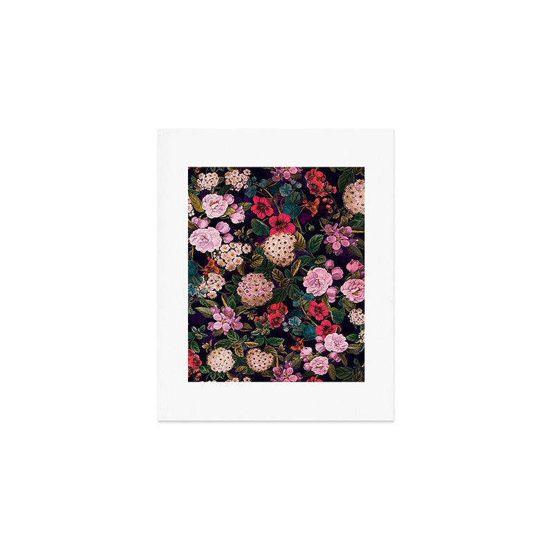 Brightly Glowing Flowers II Art Print Gallery Image 1