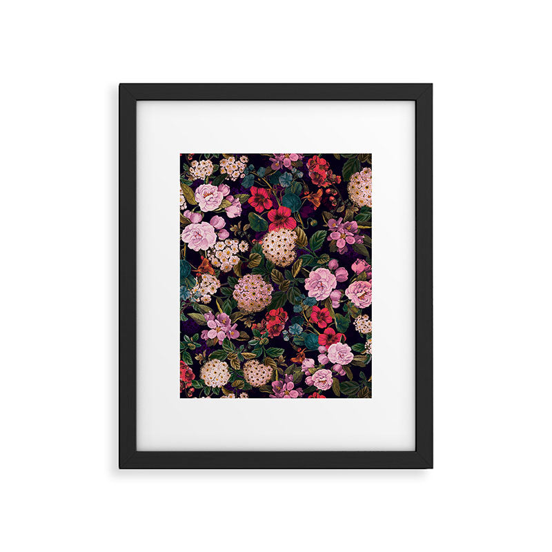 Brightly Glowing Flowers II Framed Art Print Gallery Image 5