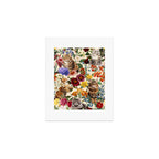 Cat and Floral Pattern IV Art Print Gallery Image 1