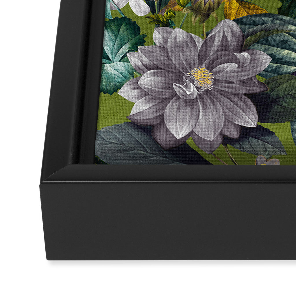 Chintzy Florals  Framed Canvas Print Gallery Image 3