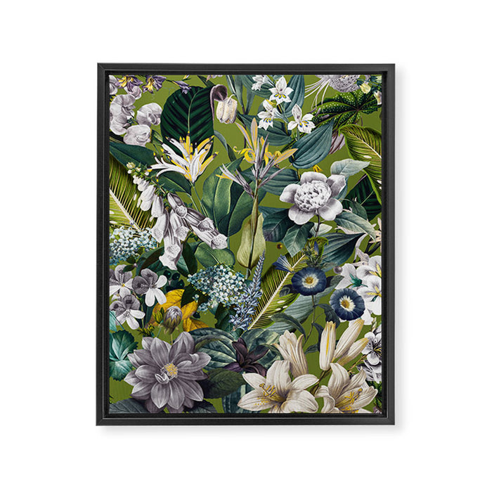 Chintzy Florals  Framed Canvas Print Gallery Image 1