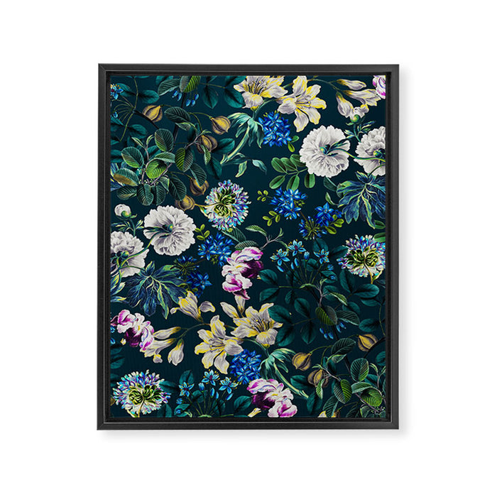 Chintzy Florals II Framed Canvas Print Gallery Image 1