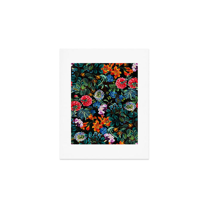 Chintzy Florals II - Night Art Print Gallery Image 1