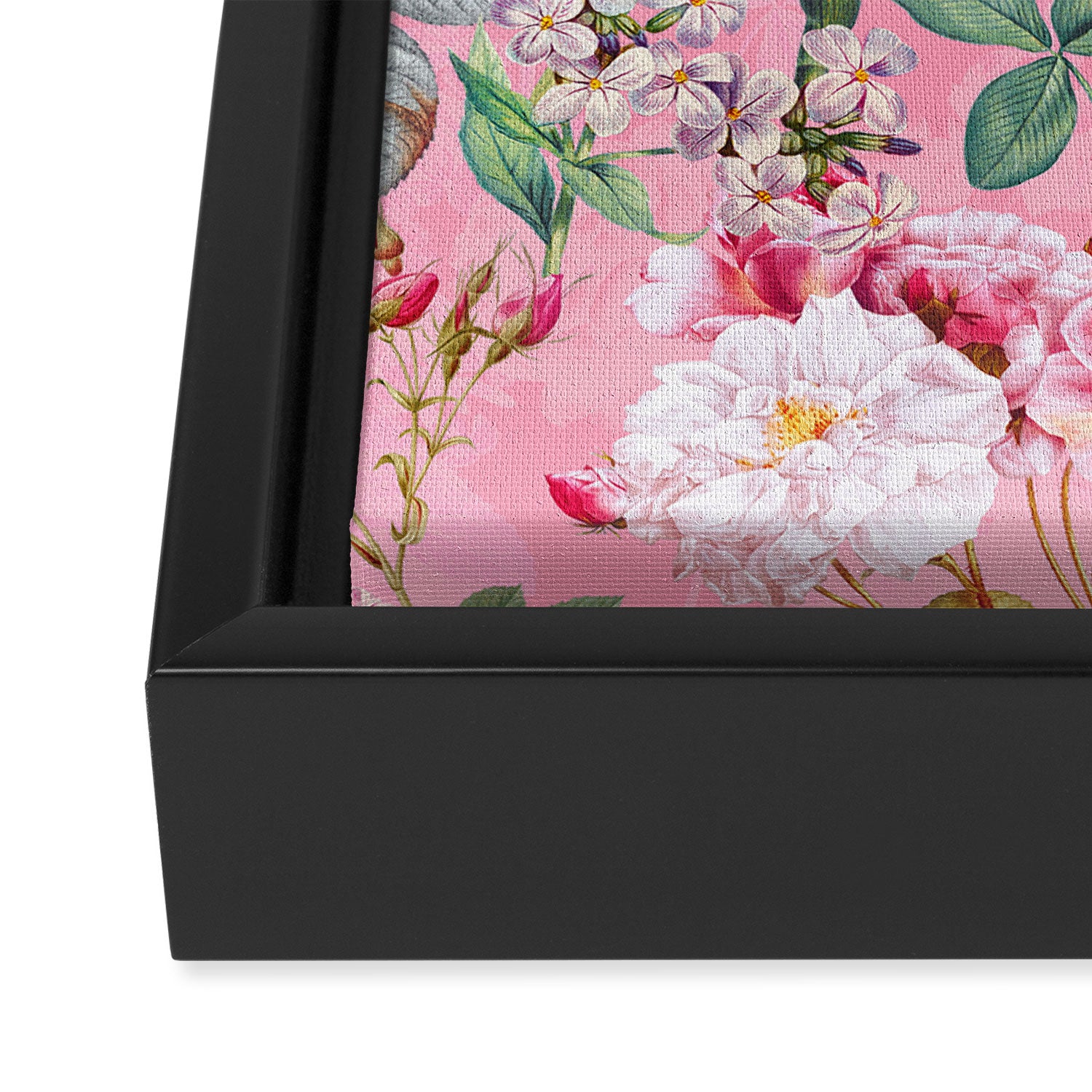 Chintzy Florals IV Framed Canvas Print Gallery Image 3