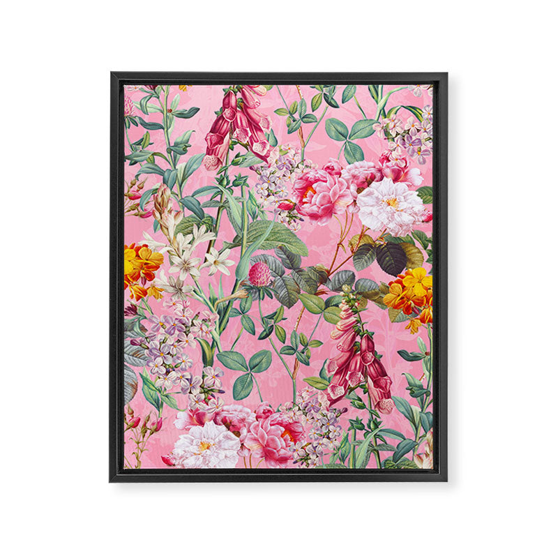 Chintzy Florals IV Framed Canvas Print Gallery Image 6