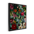 Chintzy Florals - Night Framed Canvas Print Gallery Image 2