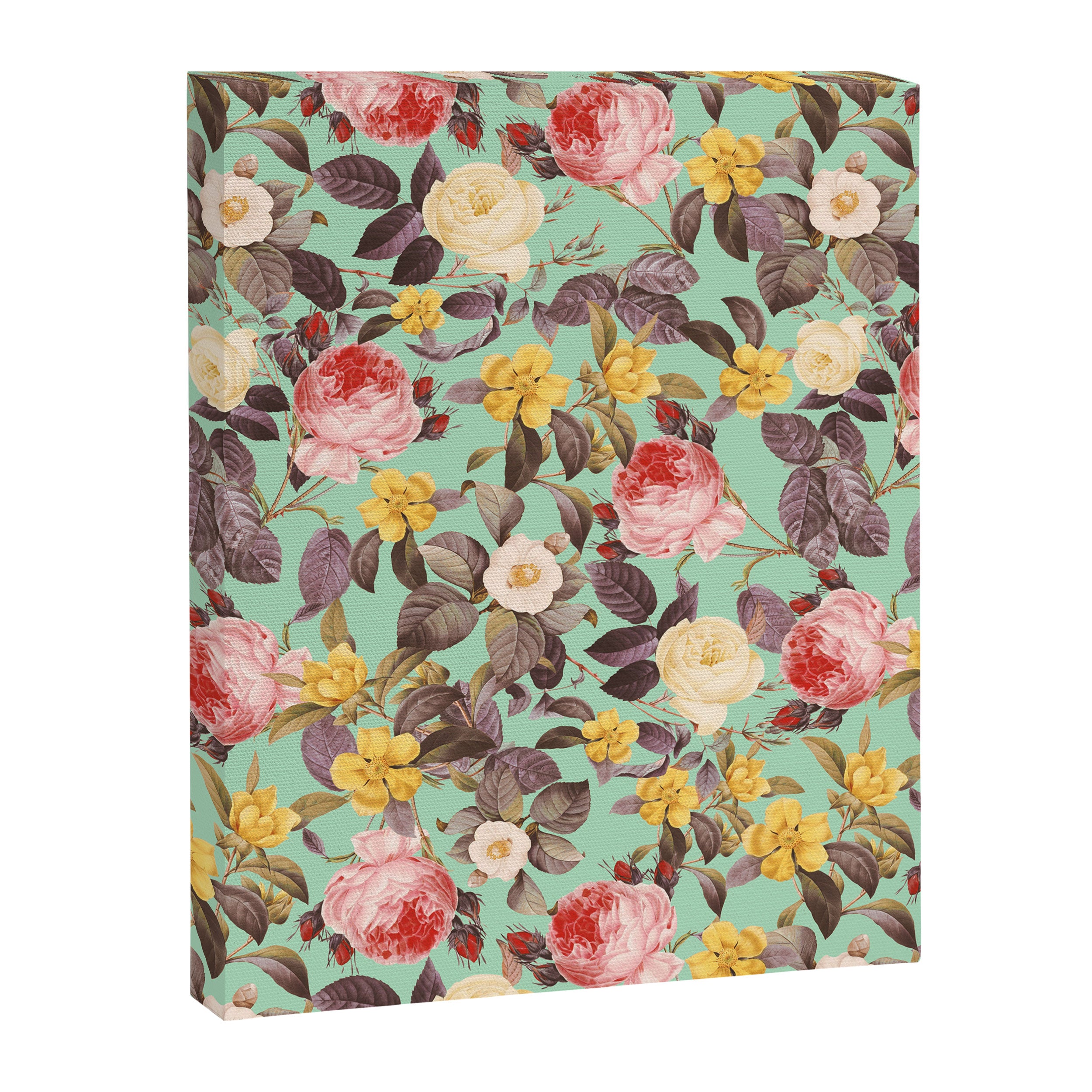 Classic Floral Pattern Canvas Print Gallery Image 6