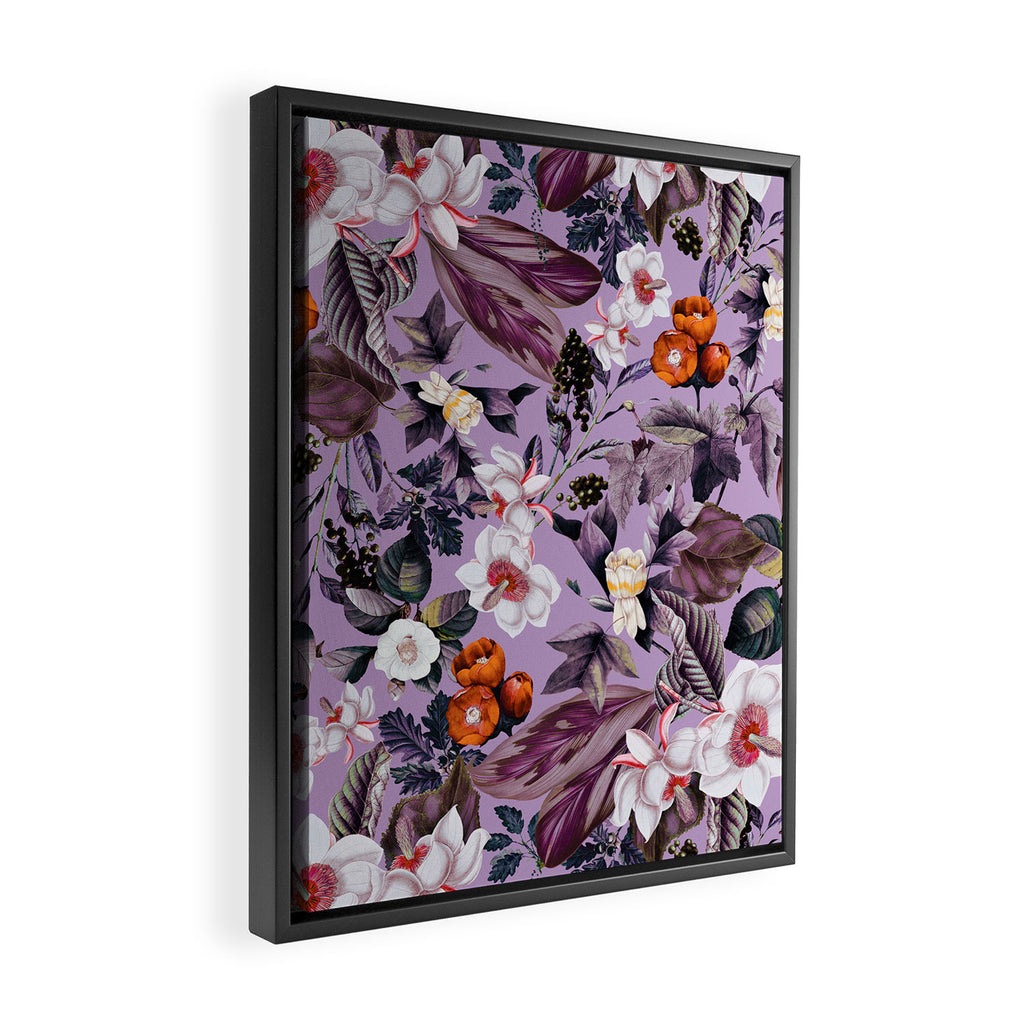 Crocus Petal Framed Canvas Print Gallery Image 2