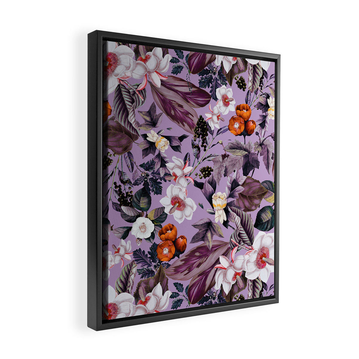Crocus Petal Framed Canvas Print Gallery Image 2