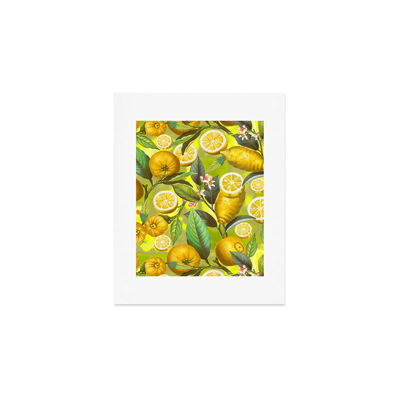 Cyber Lime Summer Art Print Gallery Image 1
