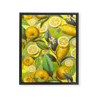 Cyber Lime Summer Framed Canvas Print Gallery Image 6