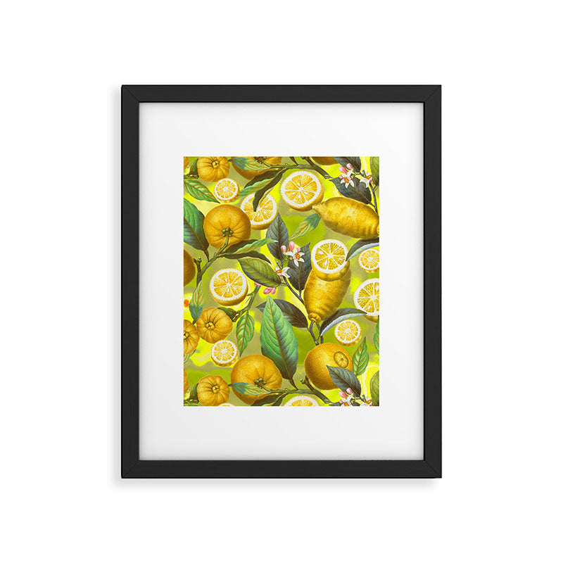 Cyber Lime Summer Framed Art Print Gallery Image 5
