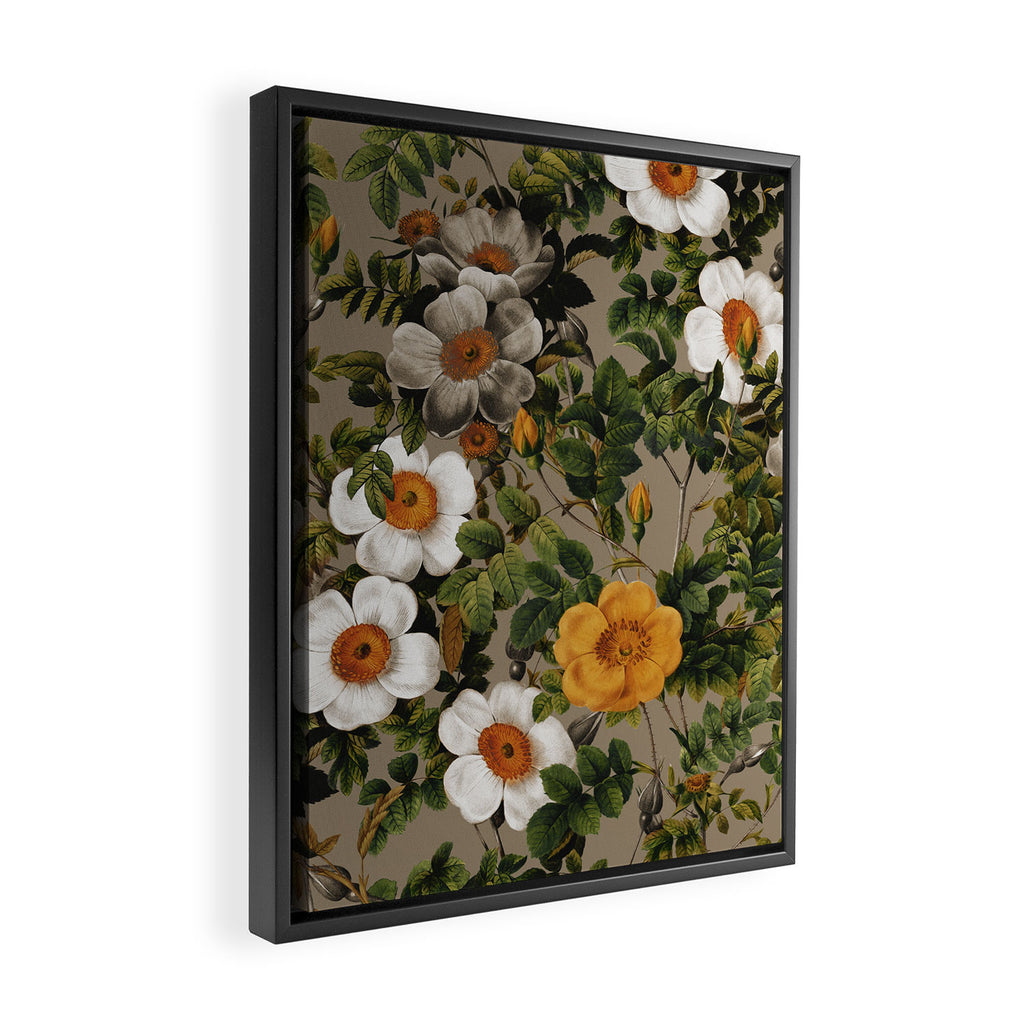 Daisy Garden Framed Canvas Print Gallery Image 2