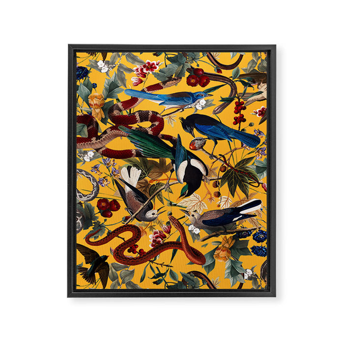 Dangers in the Forest X Framed Canvas Print Gallery Image 1