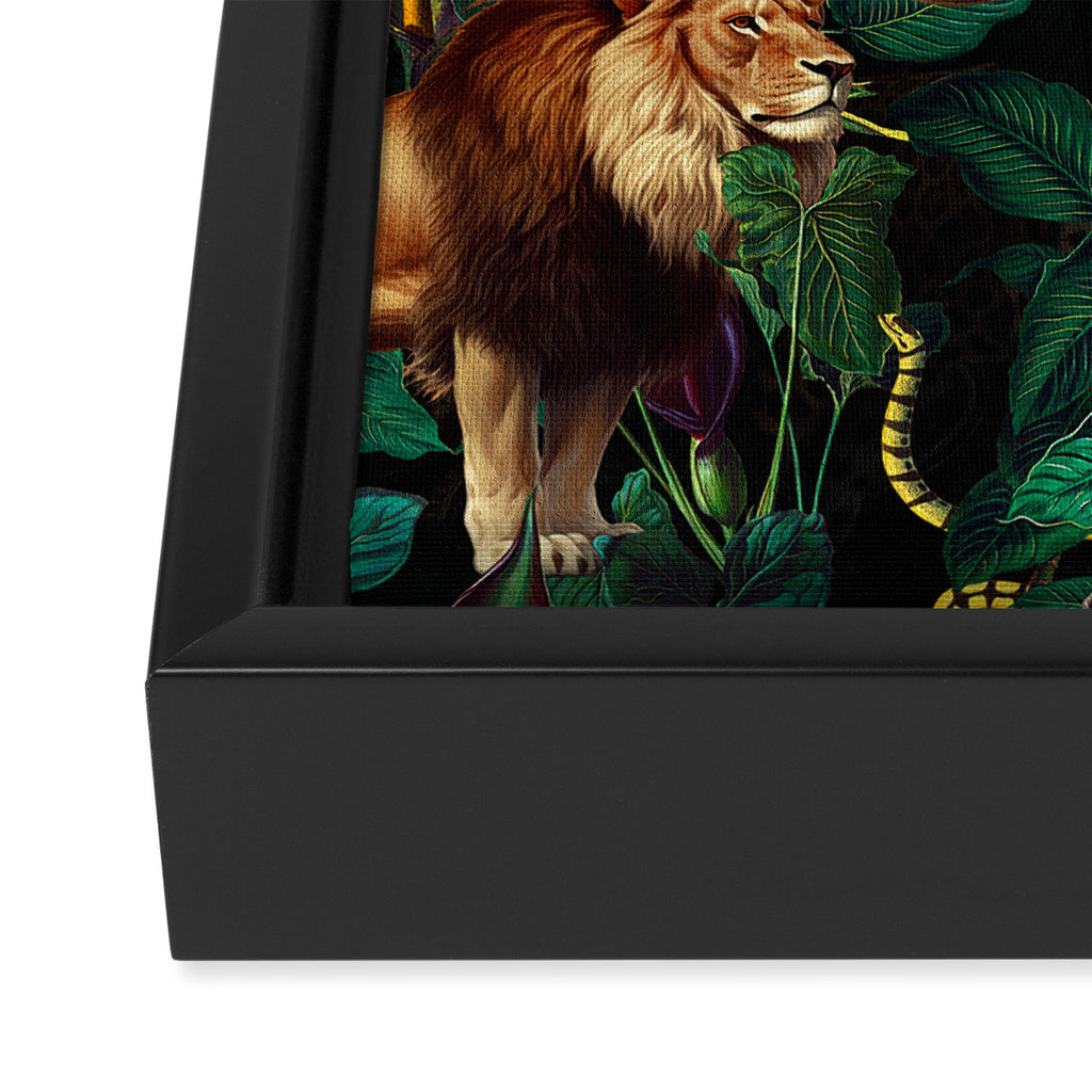 Dangers in the Forest XV Framed Canvas Print Gallery Image 3