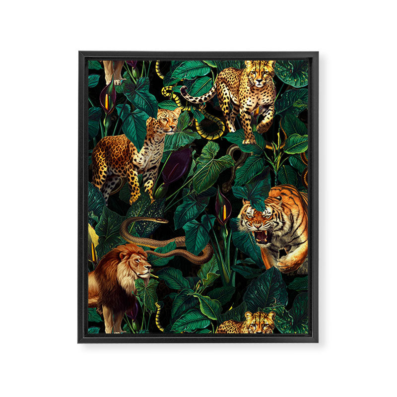 Dangers in the Forest XV Framed Canvas Print Gallery Image 6