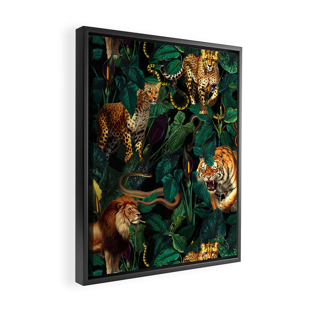 Dangers in the Forest XV Framed Canvas Print Gallery Image 2
