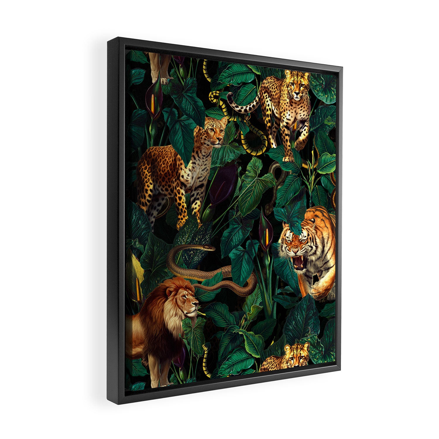 Dangers in the Forest XV Framed Canvas Print Gallery Image 2