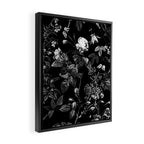 DARK FLOWER Framed Canvas Print Gallery Image 2