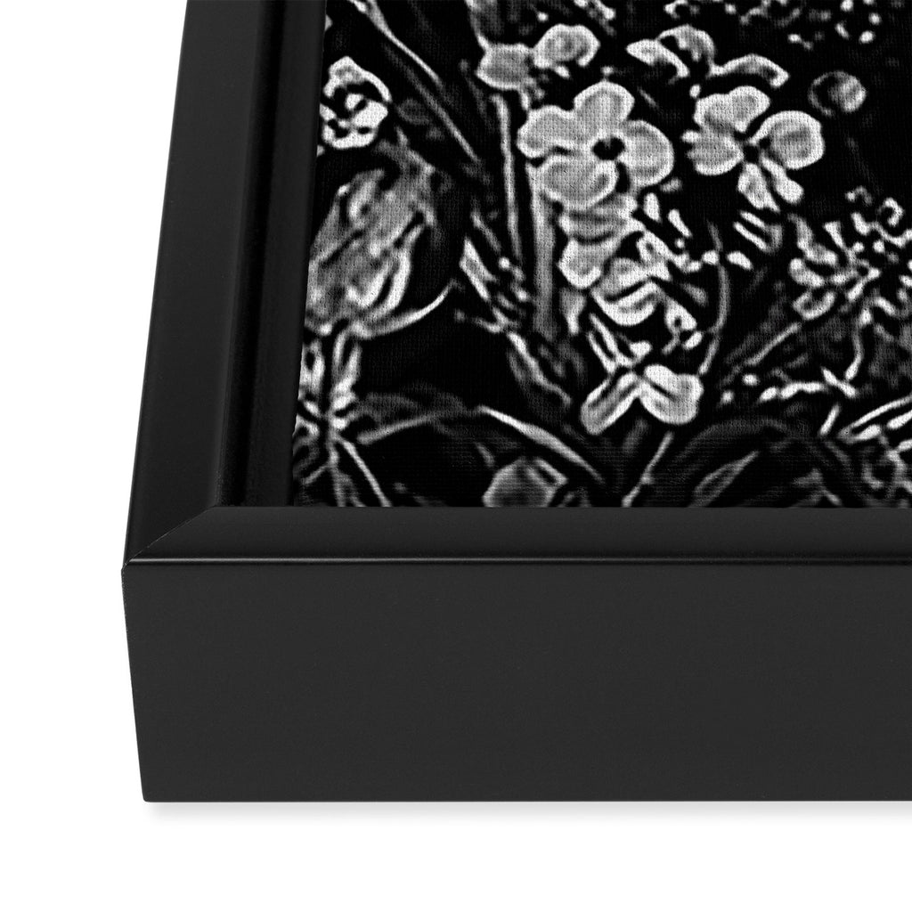 DARK FLOWER II Framed Canvas Print Gallery Image 3