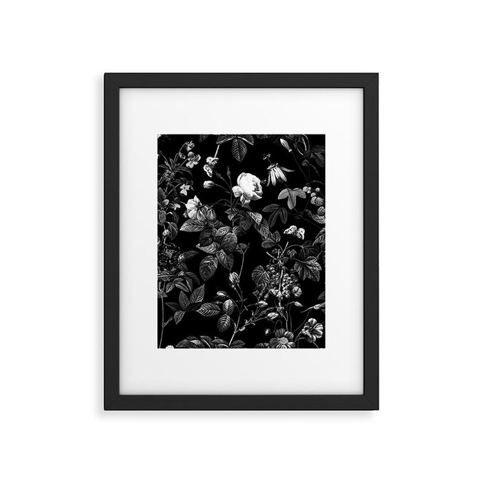 DARK FLOWER Framed Art Print Gallery Image 1