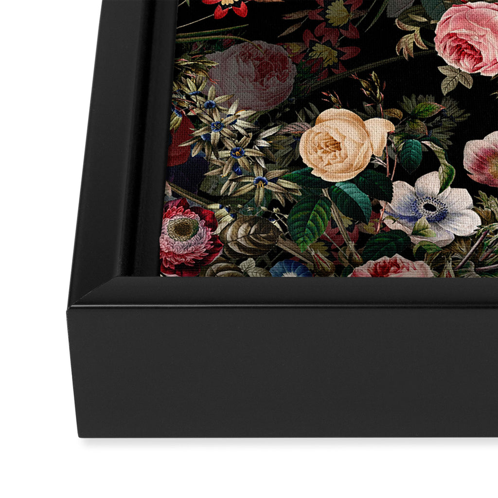 Dark Garden Framed Canvas Print Gallery Image 3