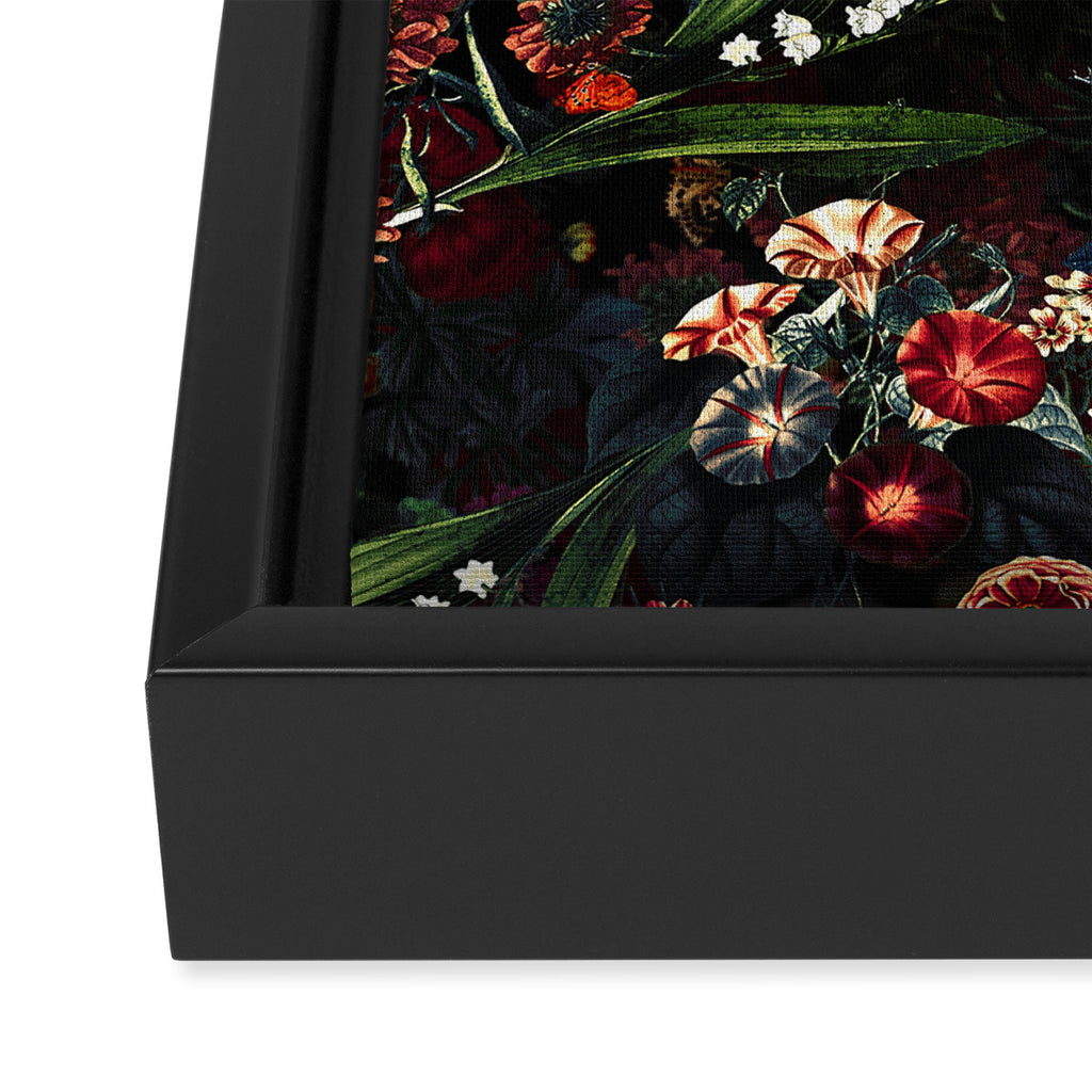 Dark Garden V Framed Canvas Print Gallery Image 3