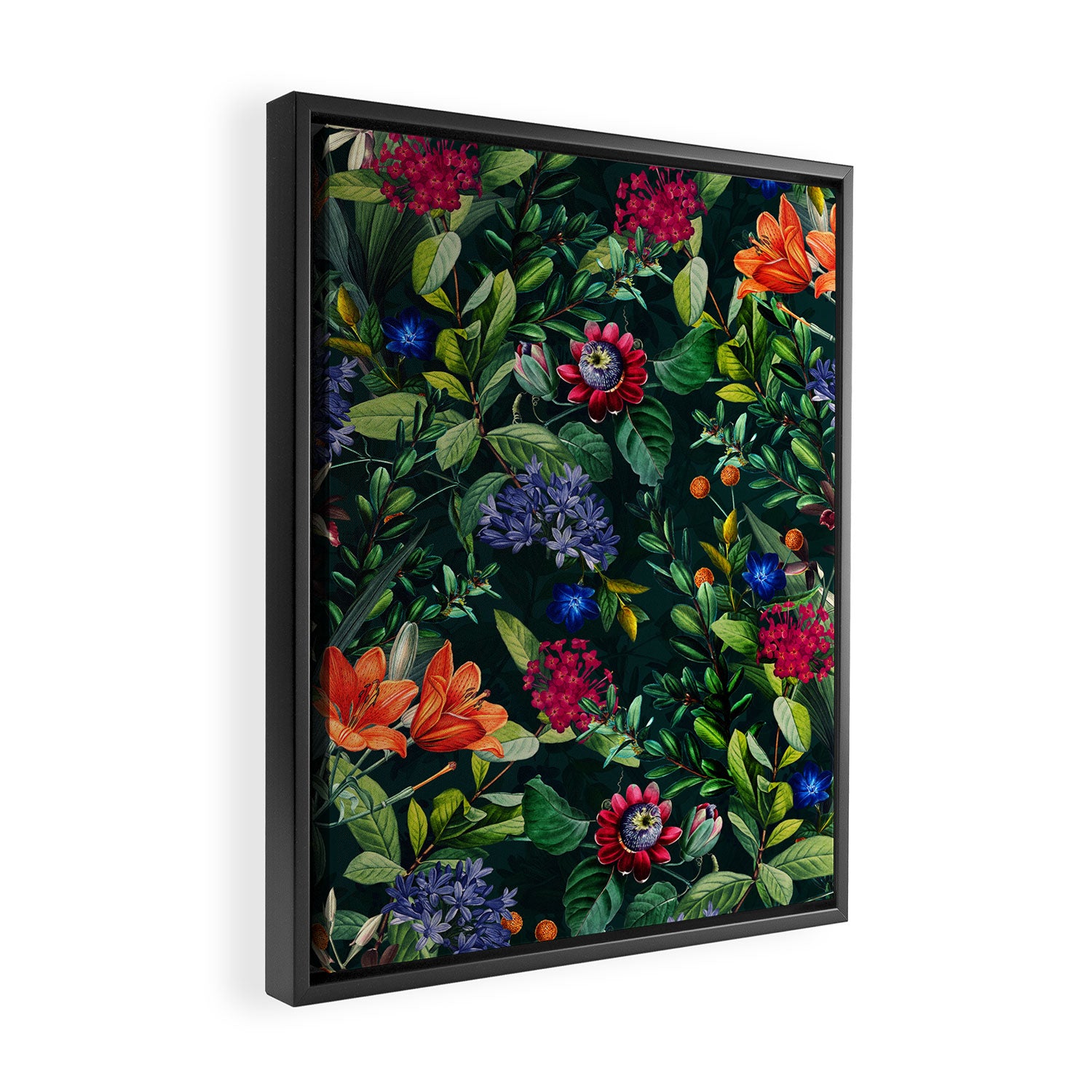 Dark Garden VI Framed Canvas Print Gallery Image 2
