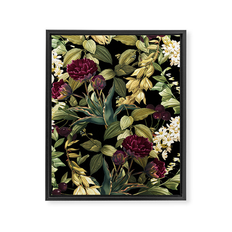 Dark Garden VIII Framed Canvas Print Gallery Image 6