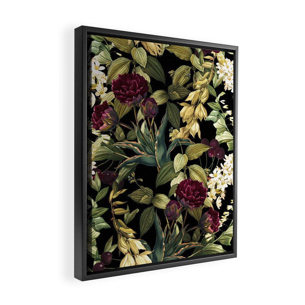 Dark Garden VIII Framed Canvas Print Gallery Image 2