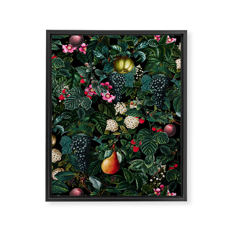 Delicious Floral Pattern Framed Canvas Print Gallery Image 6