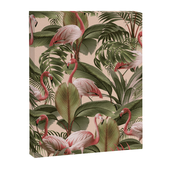Elegance of Flamingos Canvas Print Gallery Image 1