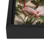 Elegance of Flamingos Framed Canvas Print Gallery Image 3