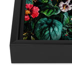 Exotic Blooms and Toucans Framed Canvas Print Gallery Image 3