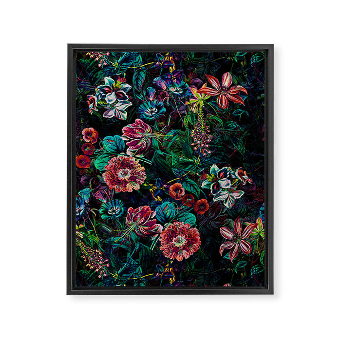 EXOTIC GARDEN - NIGHT IX Framed Canvas Print Gallery Image 1