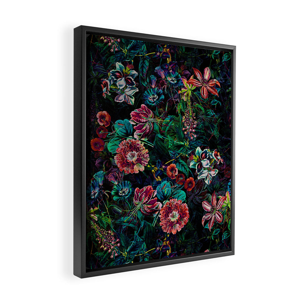 EXOTIC GARDEN - NIGHT IX Framed Canvas Print Gallery Image 2