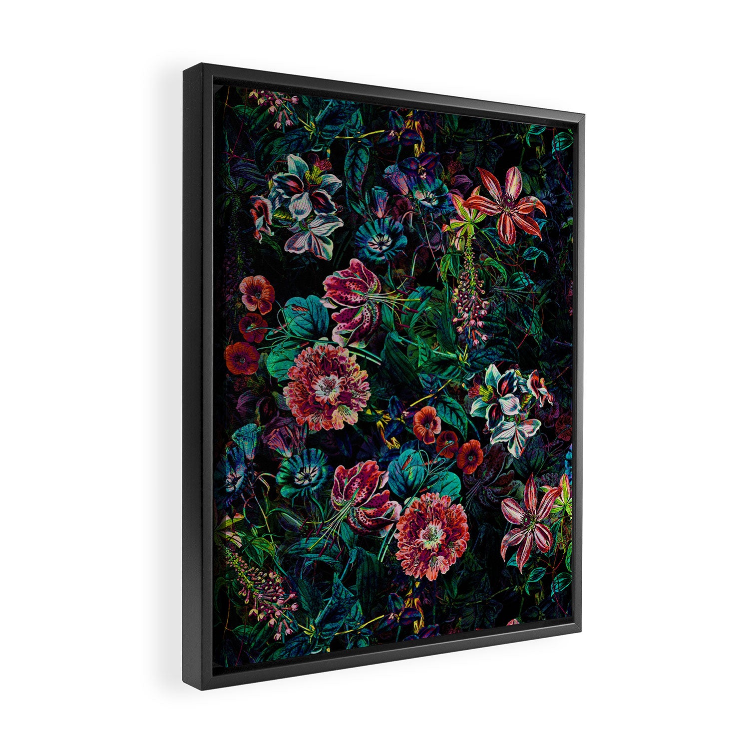 EXOTIC GARDEN - NIGHT IX Framed Canvas Print Gallery Image 2