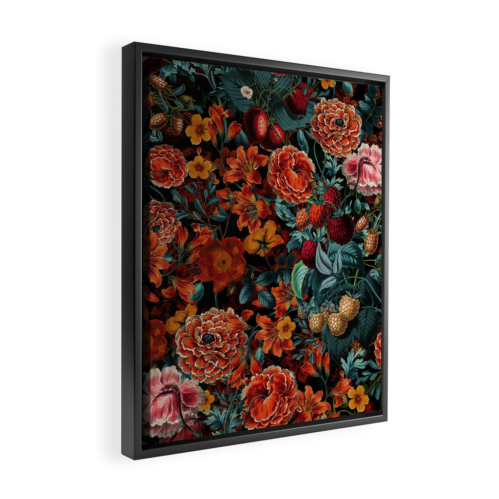 EXOTIC GARDEN - NIGHT XXIV Framed Canvas Print Gallery Image 2
