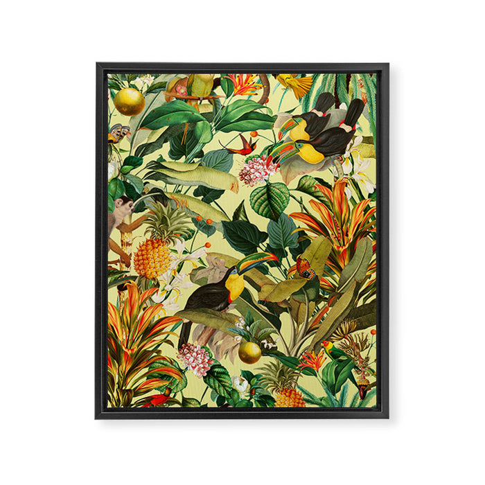 Exotic Jungle II Framed Canvas Print Gallery Image 1