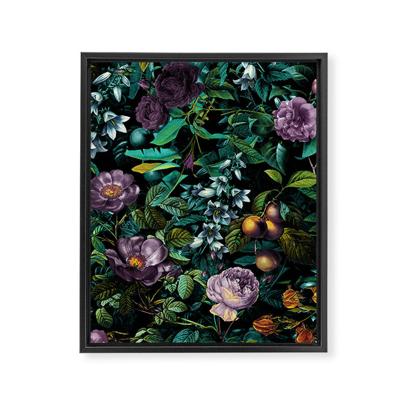 Exotic Jungle - Night Framed Canvas Print Gallery Image 8