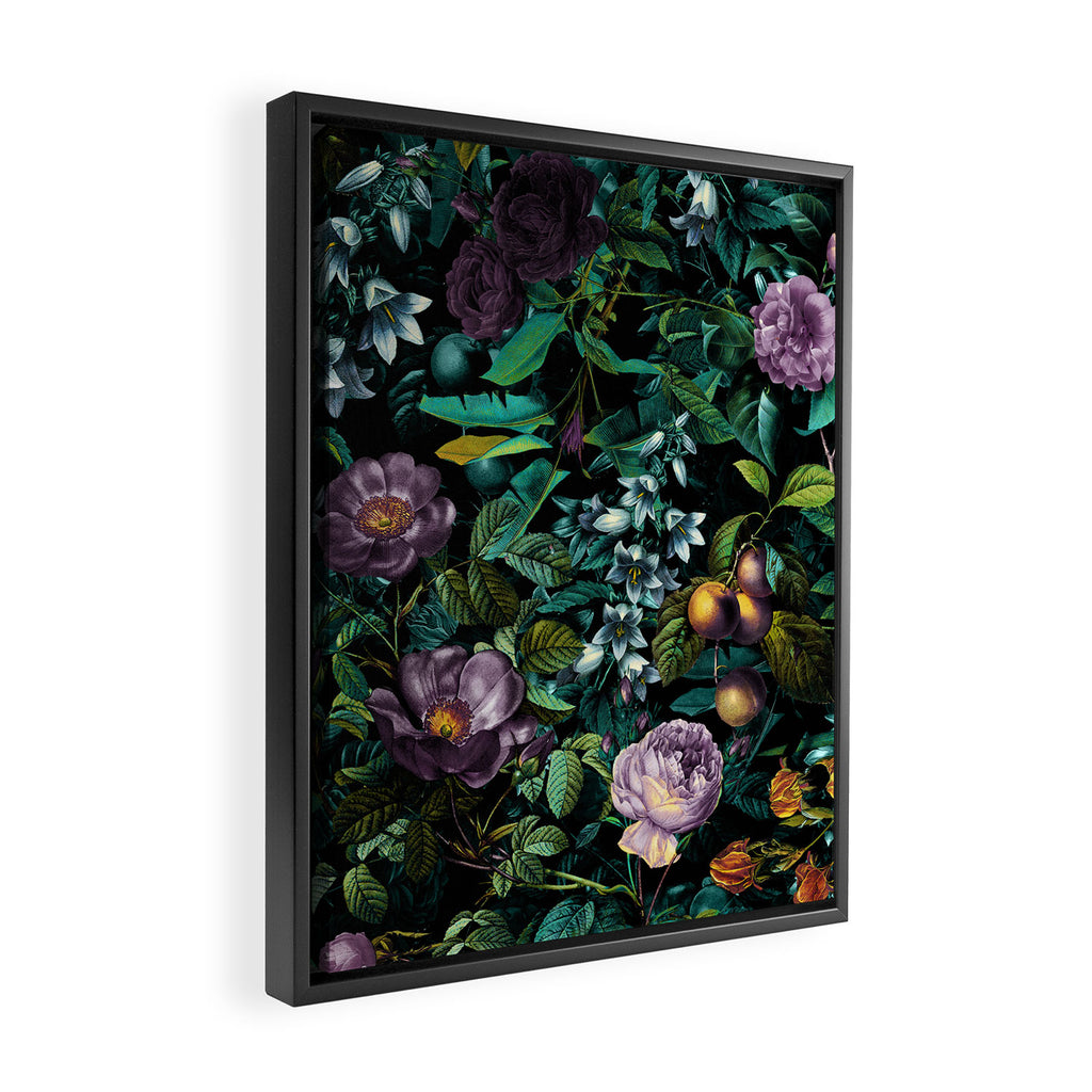 Exotic Jungle - Night Framed Canvas Print Gallery Image 2